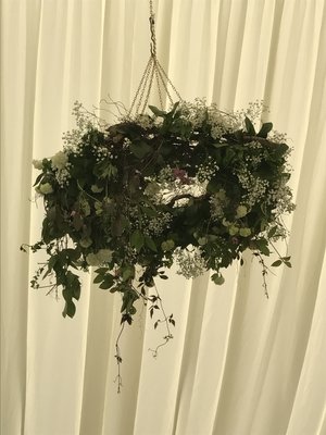 Hanging flower display Norfolk
